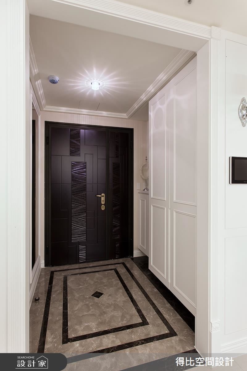 42坪新成屋(5年以下)＿美式風玄關案例圖片＿得比空間設計有限公司＿得比_09之2