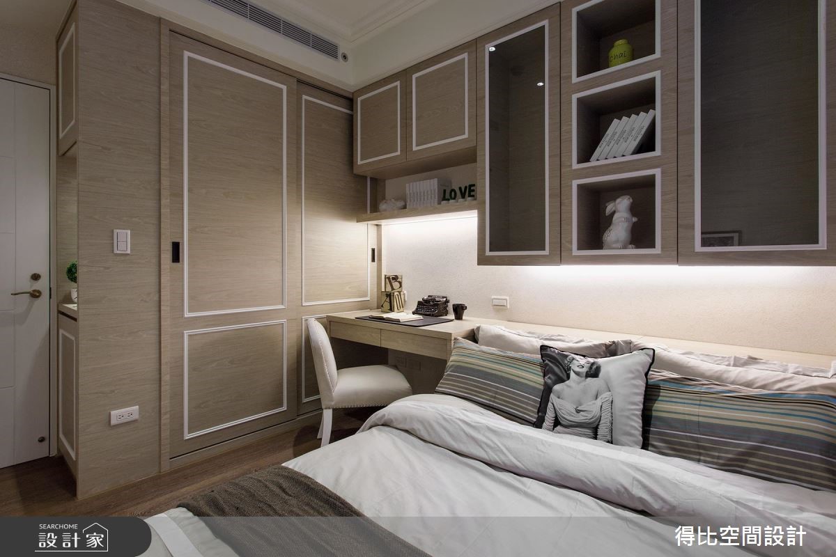 42坪新成屋(5年以下)＿美式風臥室客房案例圖片＿得比空間設計有限公司＿得比_09之20