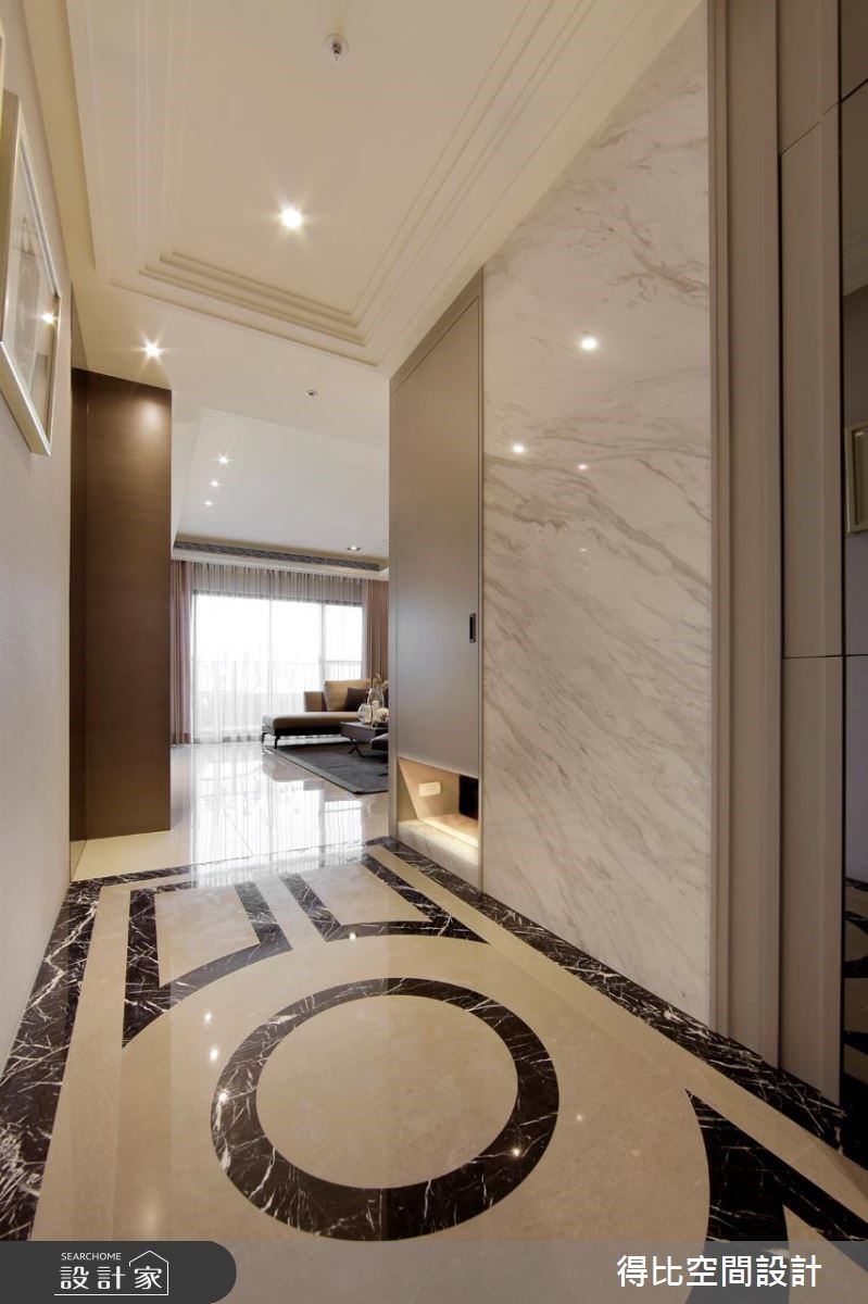 80坪新成屋(5年以下)＿現代風玄關案例圖片＿得比空間設計有限公司＿得比_10之1