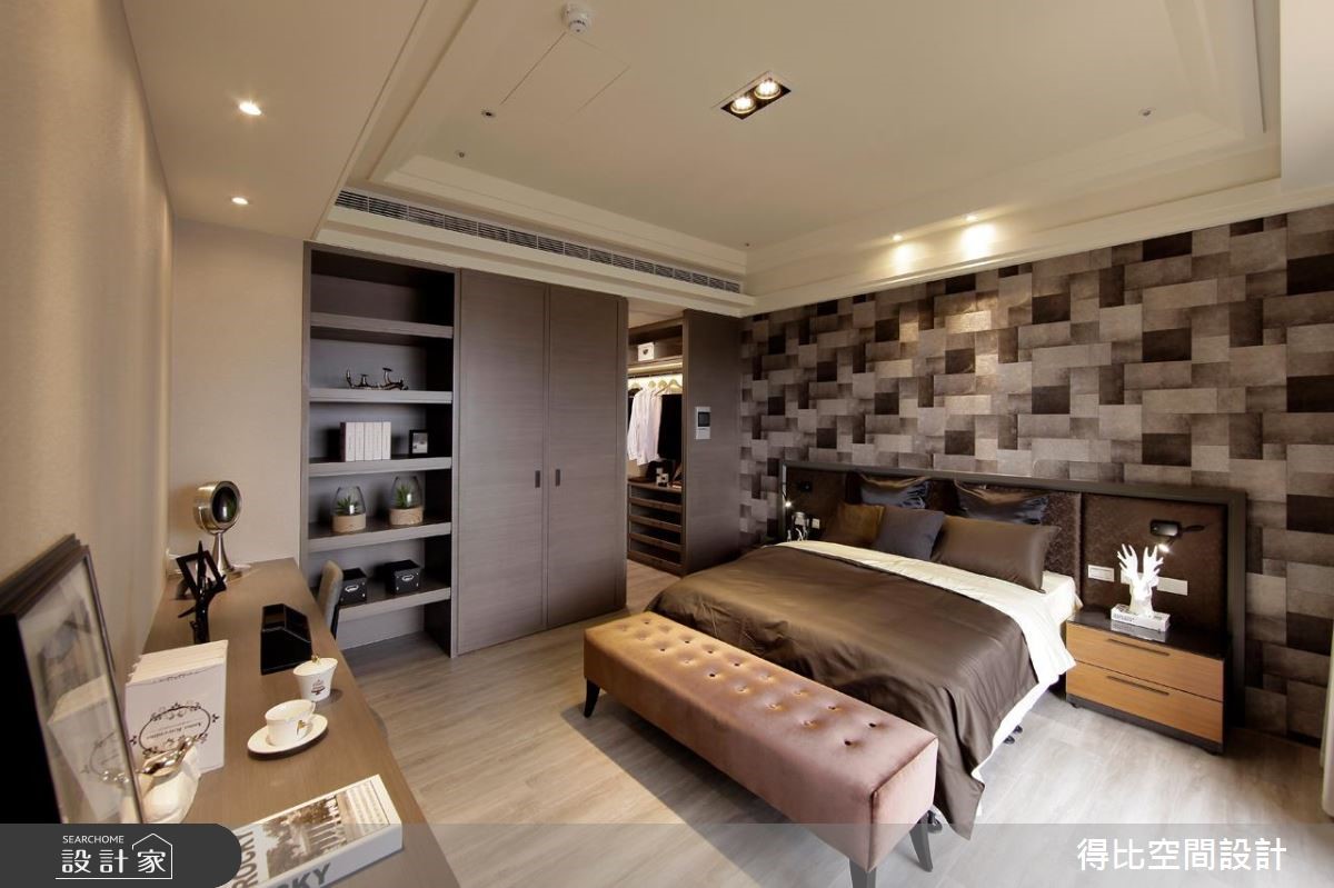 80坪新成屋(5年以下)＿現代風臥室客房案例圖片＿得比空間設計有限公司＿得比_10之11