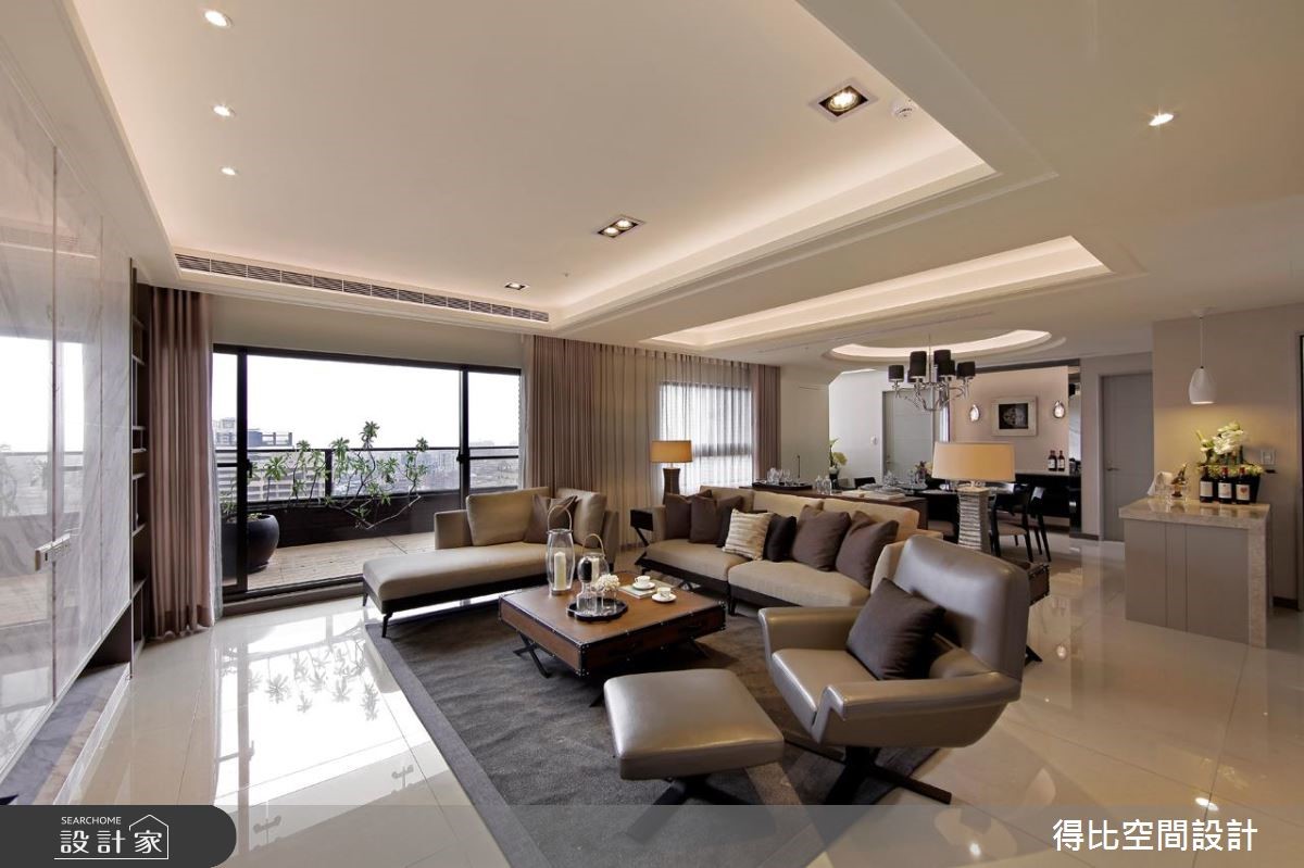 80坪新成屋(5年以下)＿現代風客廳案例圖片＿得比空間設計有限公司＿得比_10之2