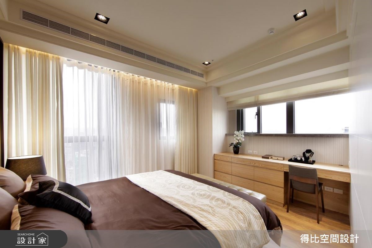 70坪新成屋(5年以下)＿簡約風臥室客房案例圖片＿得比空間設計有限公司＿得比_11之10