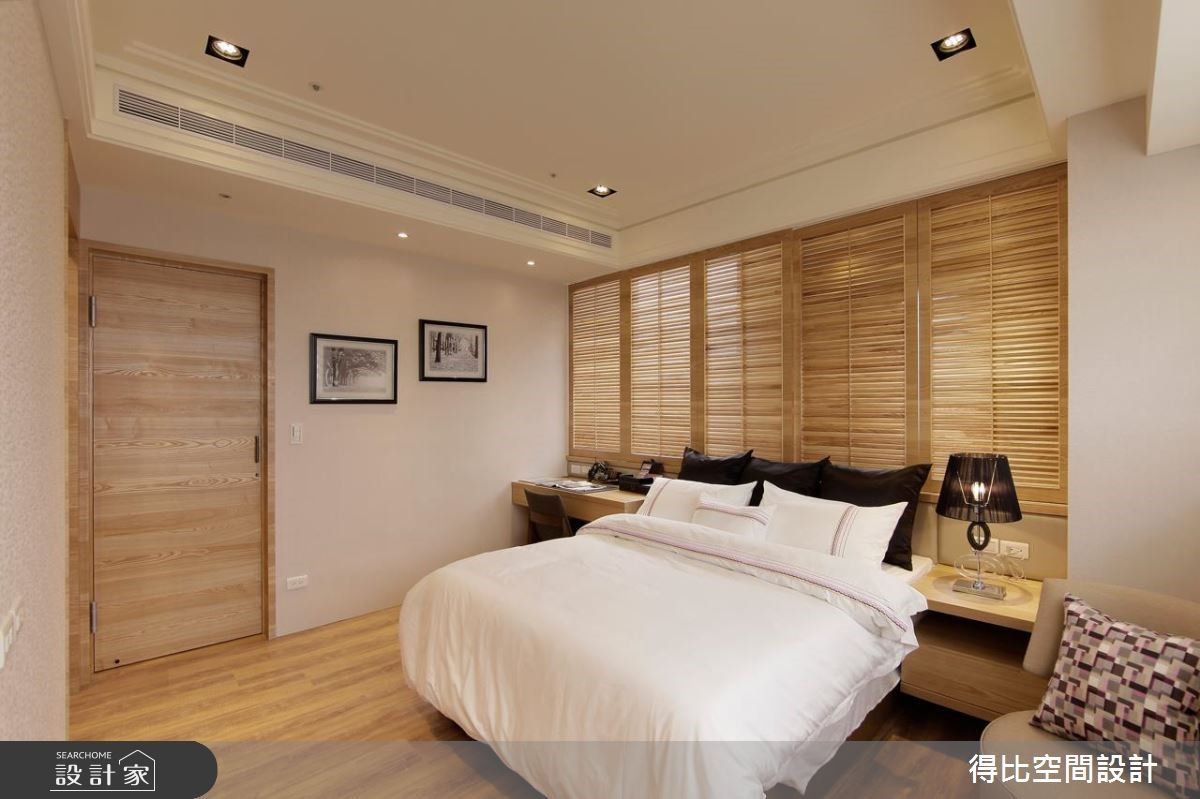 70坪新成屋(5年以下)＿簡約風臥室客房案例圖片＿得比空間設計有限公司＿得比_11之8