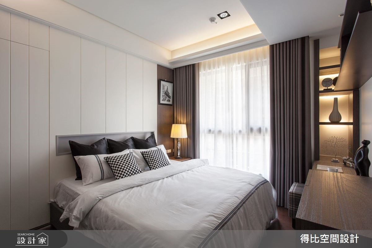 30坪新成屋(5年以下)＿現代風臥室客房案例圖片＿得比空間設計有限公司＿得比_12之12