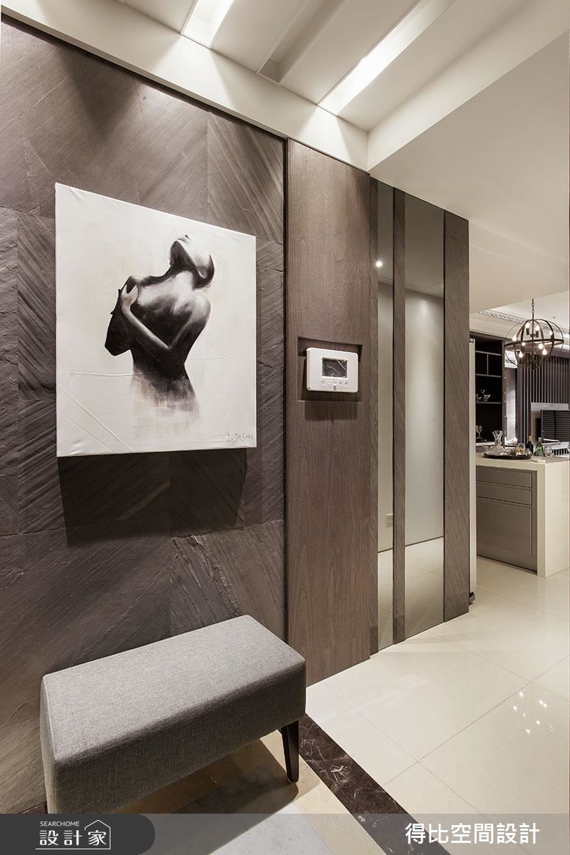 30坪新成屋(5年以下)＿現代風玄關案例圖片＿得比空間設計有限公司＿得比_12之1