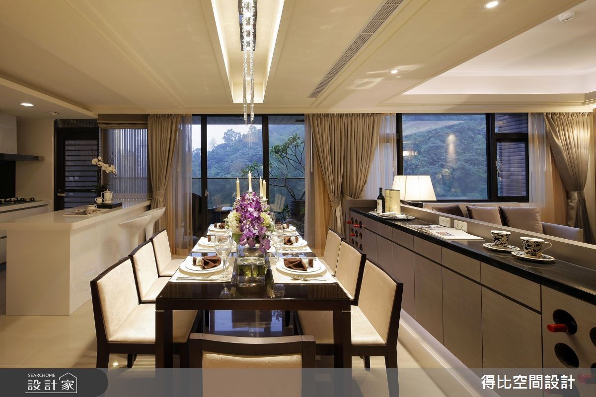 50坪新成屋(5年以下)＿現代風餐廳案例圖片＿得比空間設計有限公司＿得比_13之6