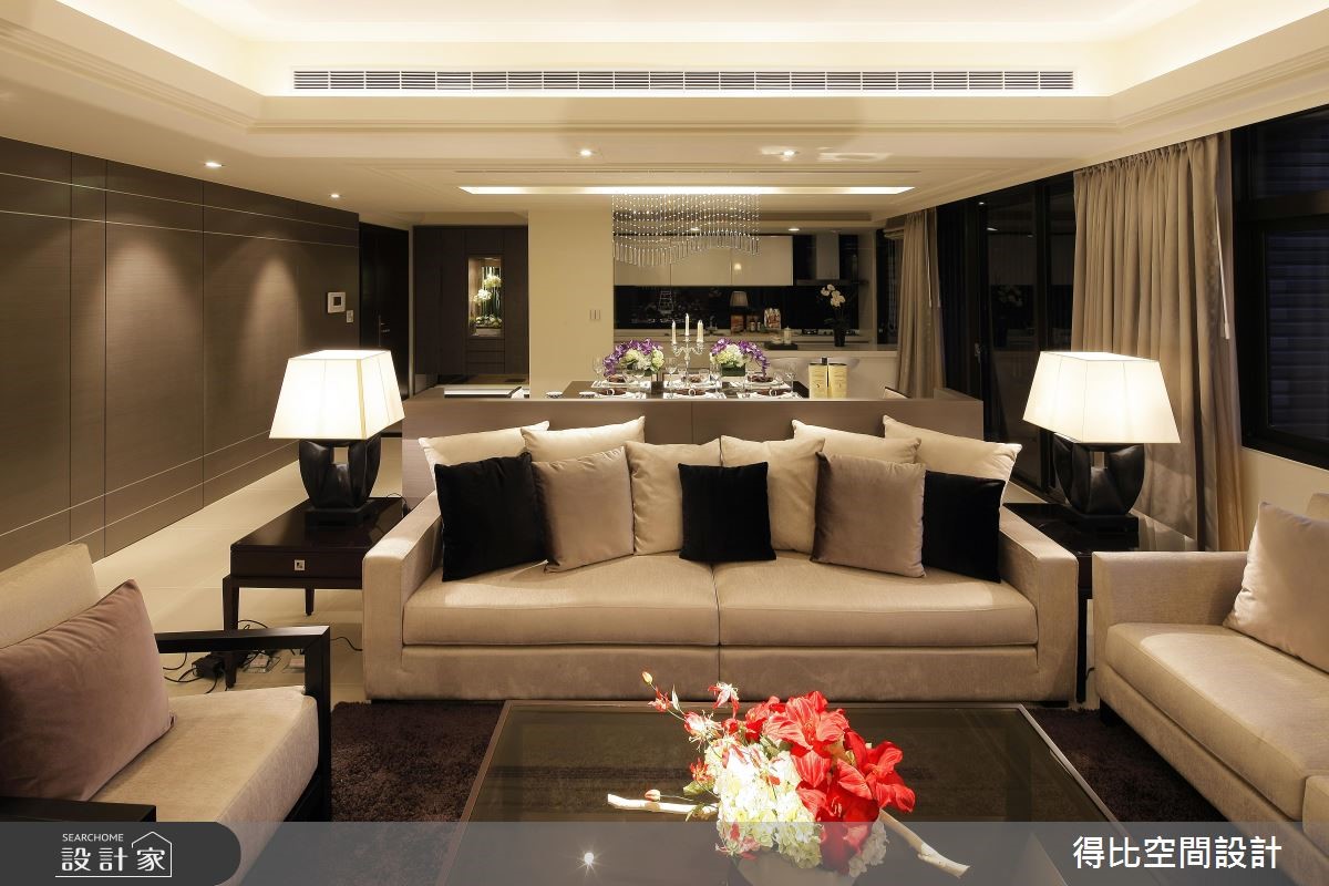 50坪新成屋(5年以下)＿現代風客廳案例圖片＿得比空間設計有限公司＿得比_13之3