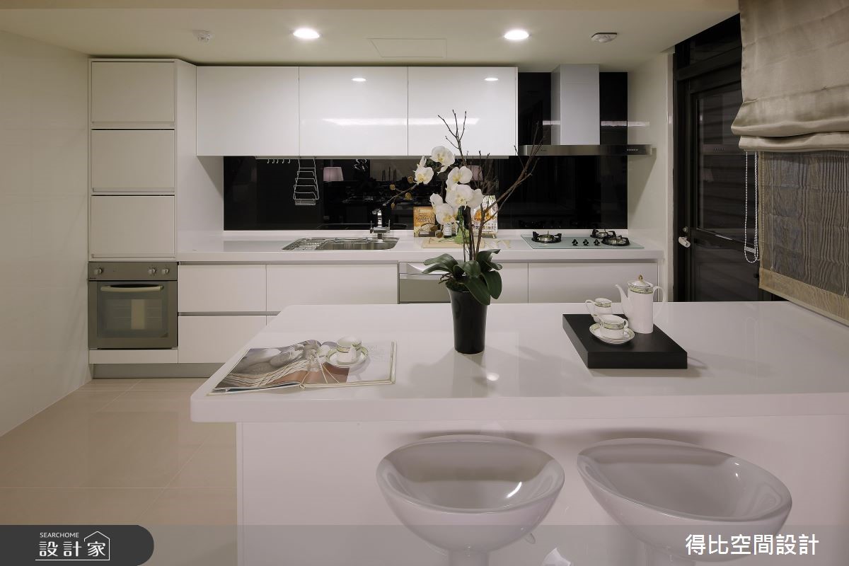 50坪新成屋(5年以下)＿現代風廚房吧檯案例圖片＿得比空間設計有限公司＿得比_13之7