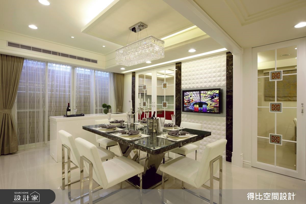 45坪老屋(16~30年)＿現代風餐廳吧檯案例圖片＿得比空間設計有限公司＿得比_15之9