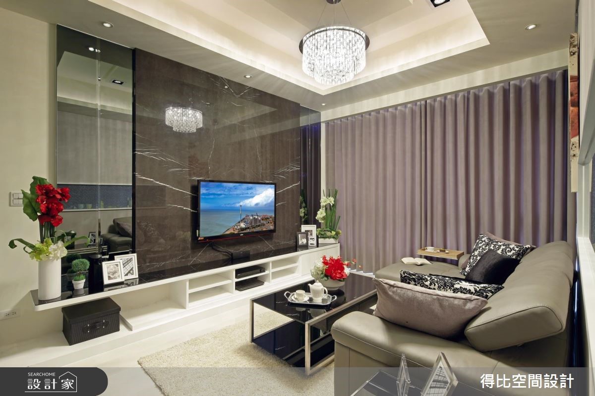 25坪新成屋(5年以下)＿現代風客廳案例圖片＿得比空間設計有限公司＿得比_16之2
