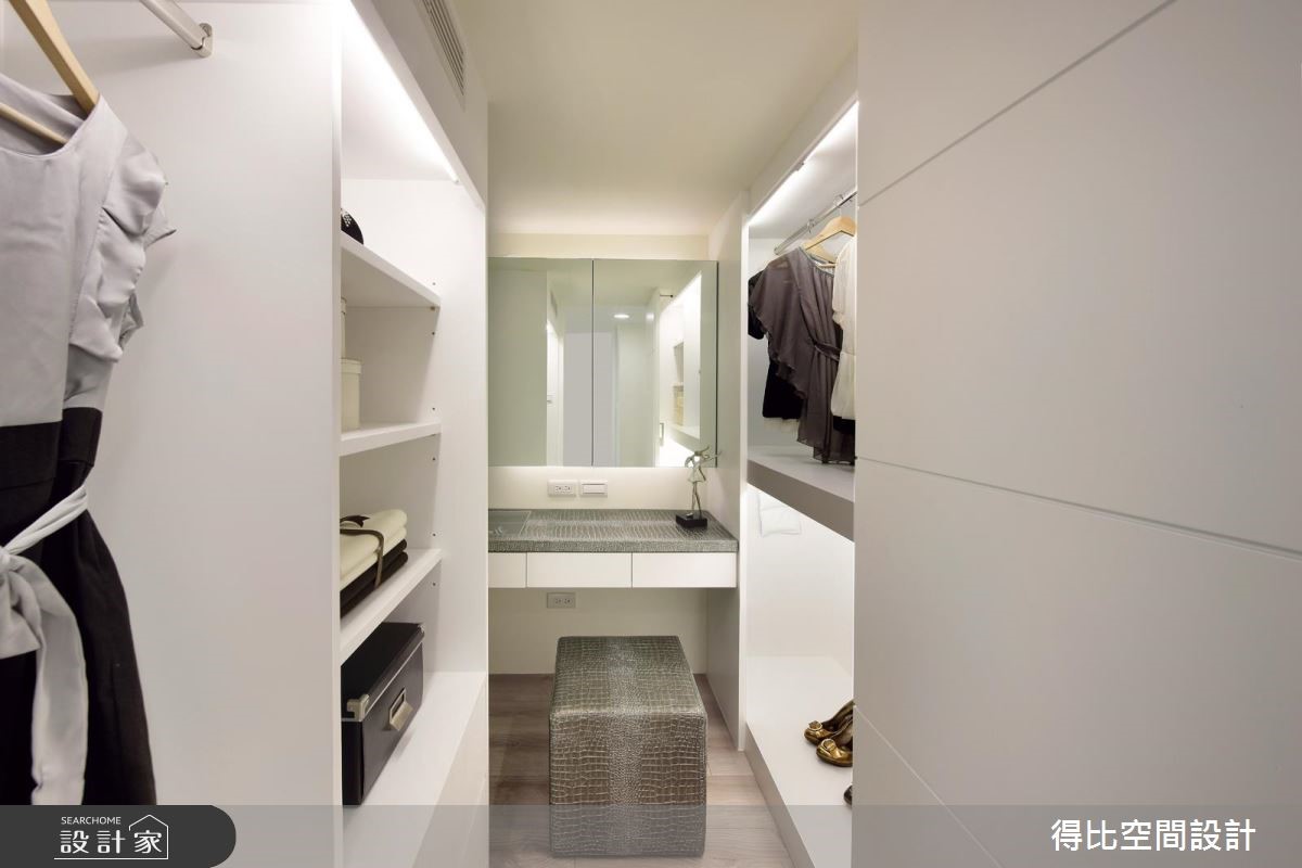 25坪新成屋(5年以下)＿現代風更衣間案例圖片＿得比空間設計有限公司＿得比_16之13