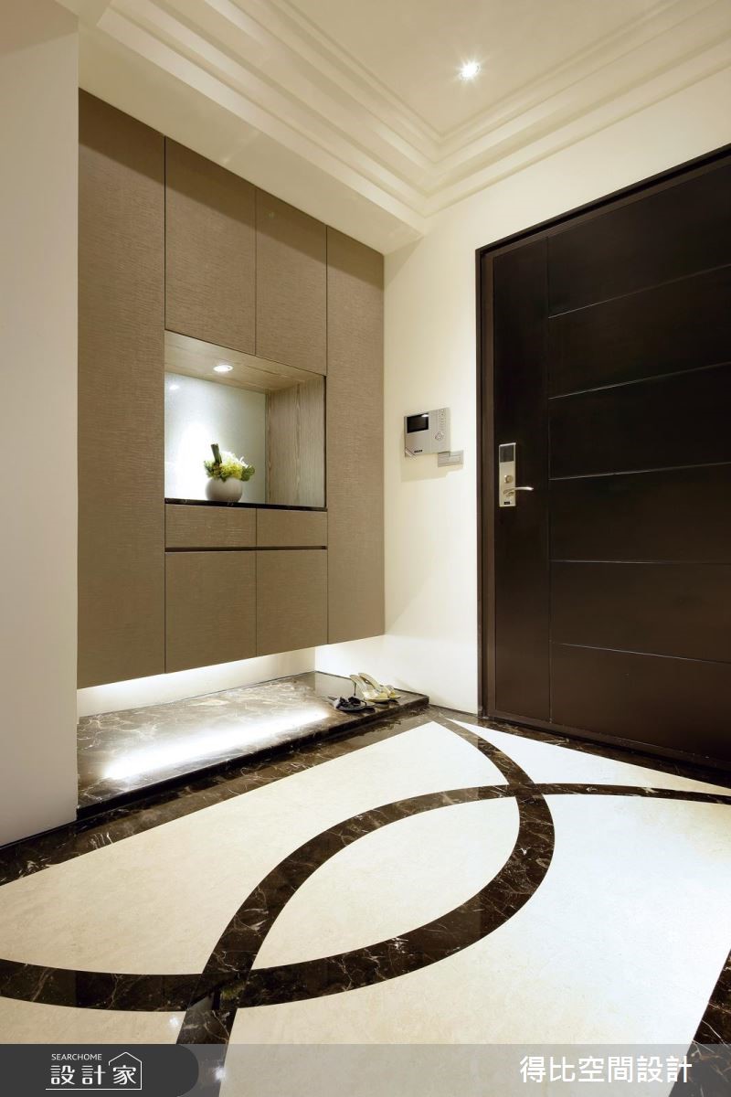 65坪新成屋(5年以下)＿現代風玄關案例圖片＿得比空間設計有限公司＿得比_17之1