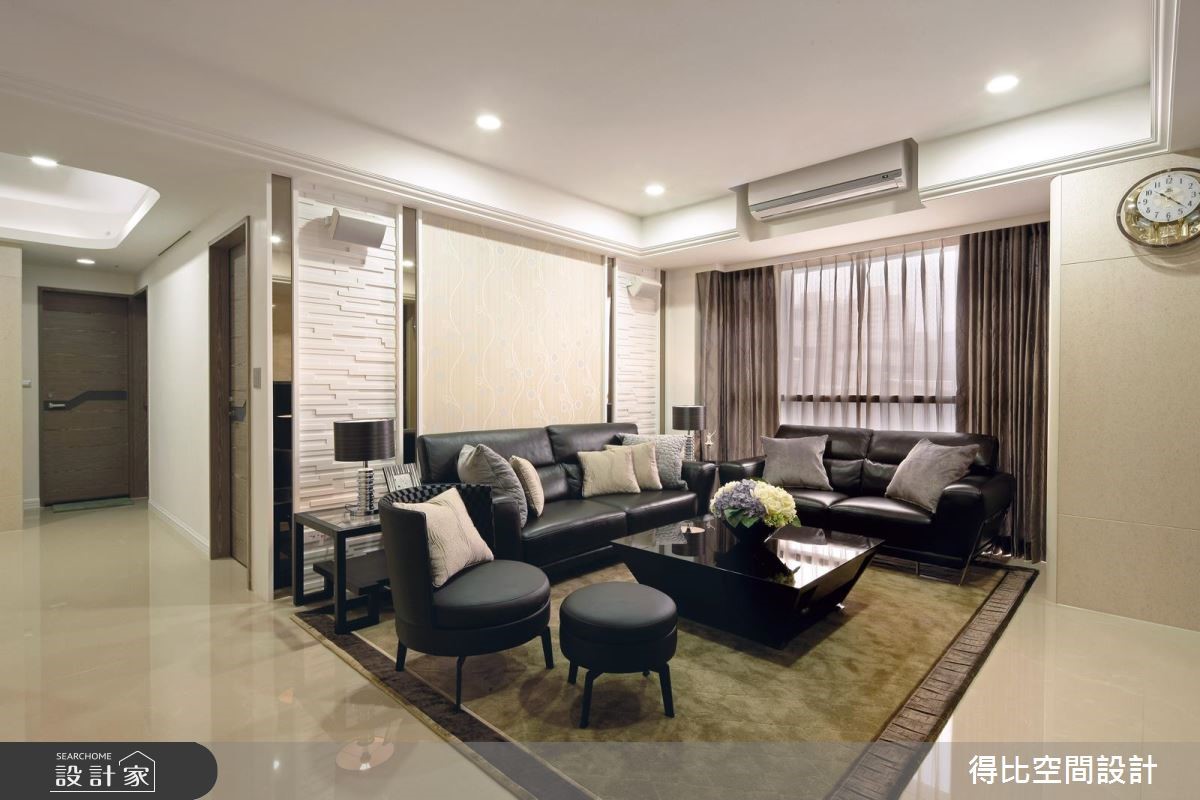 65坪新成屋(5年以下)＿現代風客廳走廊案例圖片＿得比空間設計有限公司＿得比_17之2