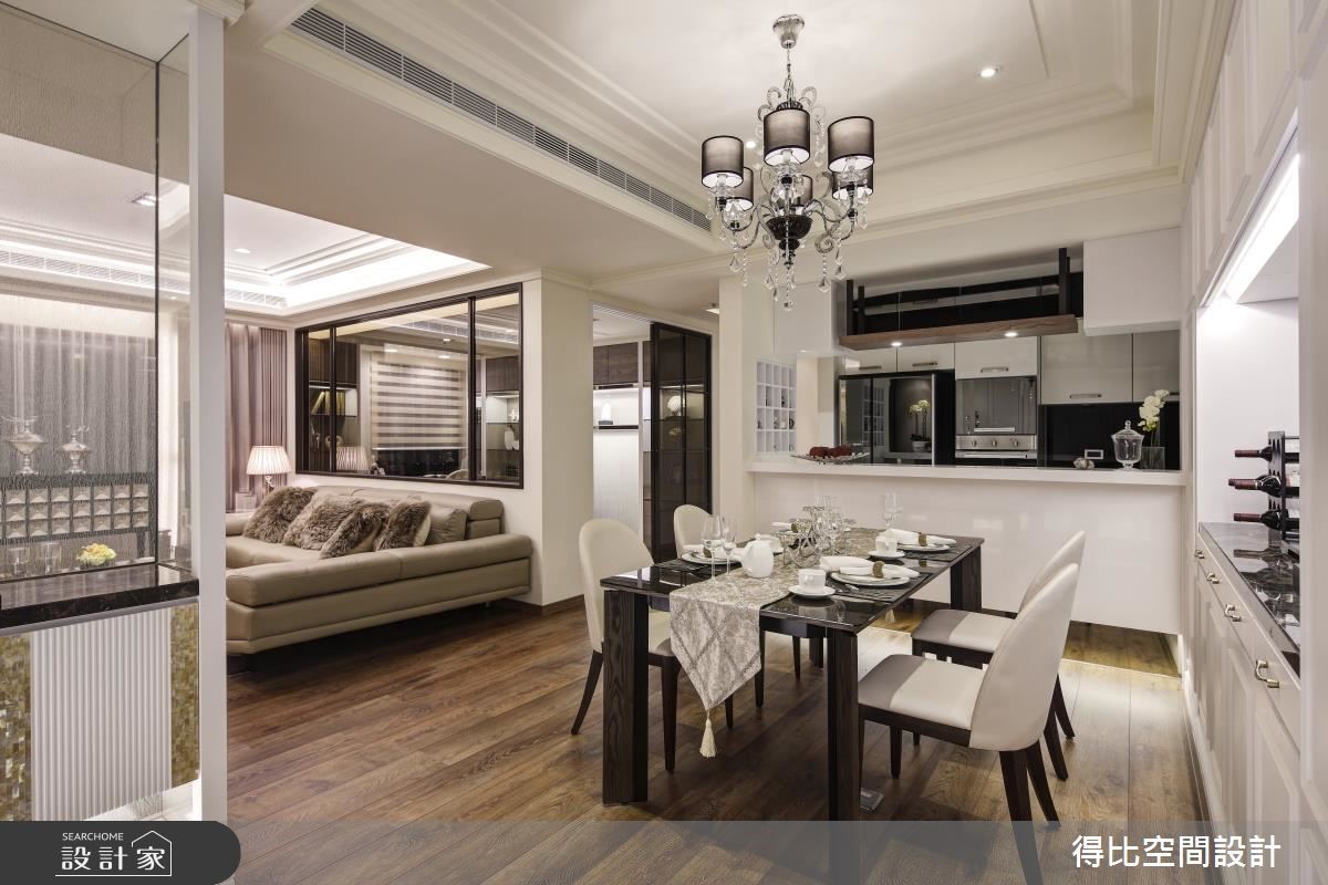 45坪新成屋(5年以下)＿新古典餐廳廚房案例圖片＿得比空間設計有限公司＿得比_18之7
