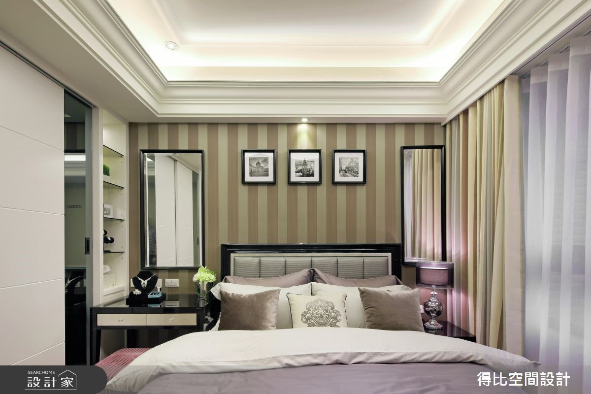 45坪新成屋(5年以下)＿新古典臥室客房案例圖片＿得比空間設計有限公司＿得比_19之28