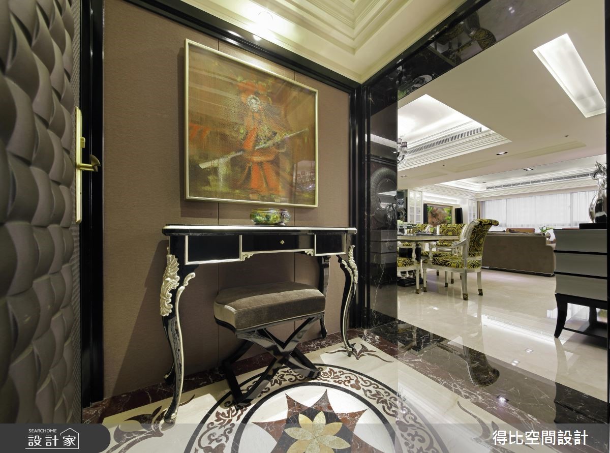 45坪新成屋(5年以下)＿新古典玄關案例圖片＿得比空間設計有限公司＿得比_19之3