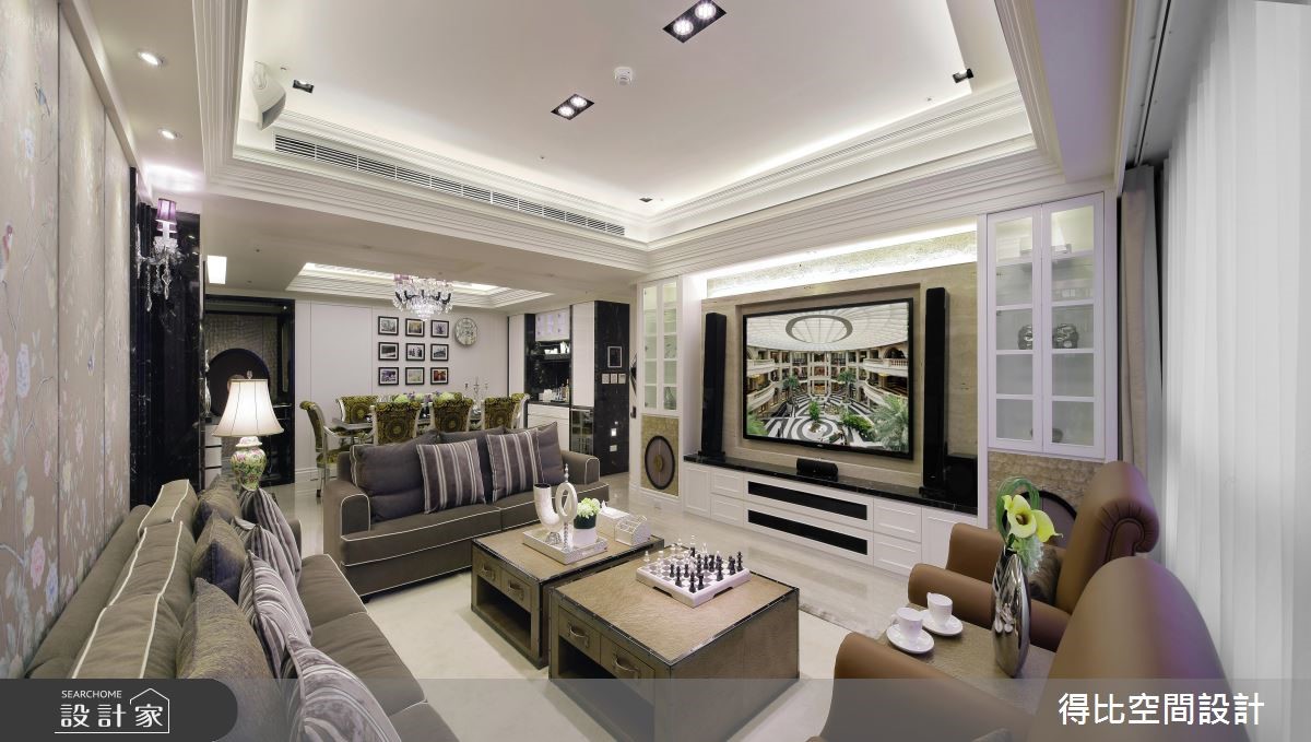 45坪新成屋(5年以下)＿新古典客廳案例圖片＿得比空間設計有限公司＿得比_19之10