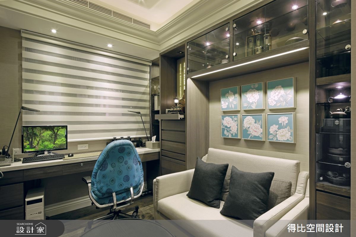 45坪新成屋(5年以下)＿新古典書房案例圖片＿得比空間設計有限公司＿得比_19之31