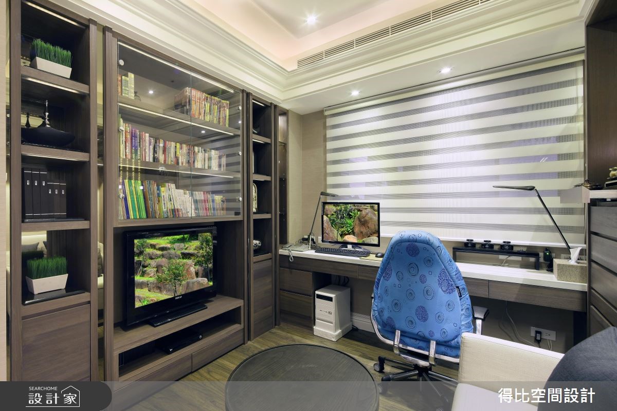 45坪新成屋(5年以下)＿新古典書房案例圖片＿得比空間設計有限公司＿得比_19之30
