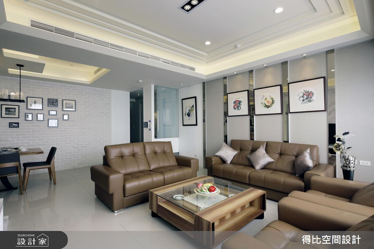 45坪新成屋(5年以下)＿現代風客廳案例圖片＿得比空間設計有限公司＿得比_20之7