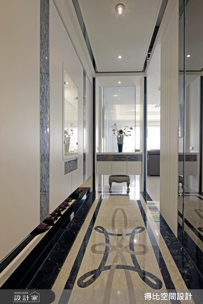 45坪新成屋(5年以下)＿現代風玄關案例圖片＿得比空間設計有限公司＿得比_20之2