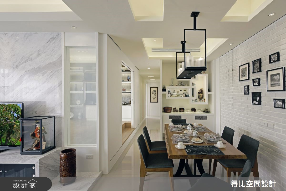 45坪新成屋(5年以下)＿現代風餐廳走廊案例圖片＿得比空間設計有限公司＿得比_20之4