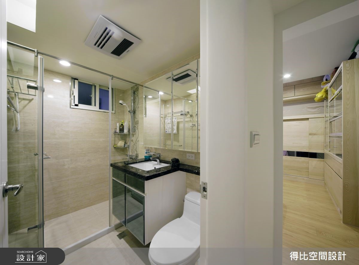 38坪老屋(16~30年)＿現代風浴室案例圖片＿得比空間設計有限公司＿得比_21之14