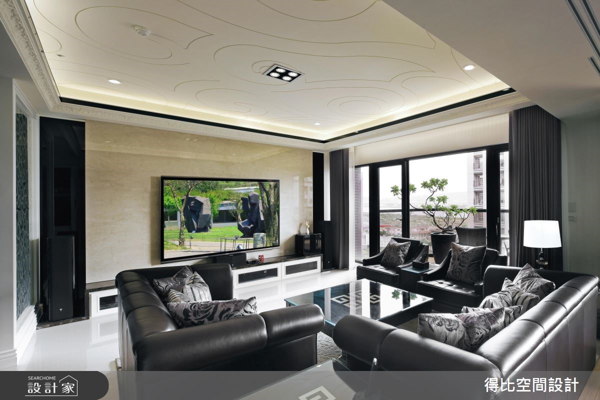 43坪新成屋(5年以下)＿新古典客廳案例圖片＿得比空間設計有限公司＿得比_22之1