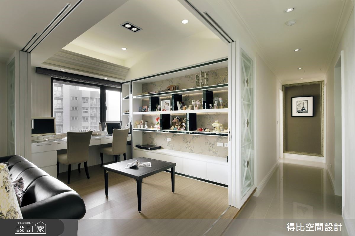 43坪新成屋(5年以下)＿新古典書房走廊案例圖片＿得比空間設計有限公司＿得比_22之12