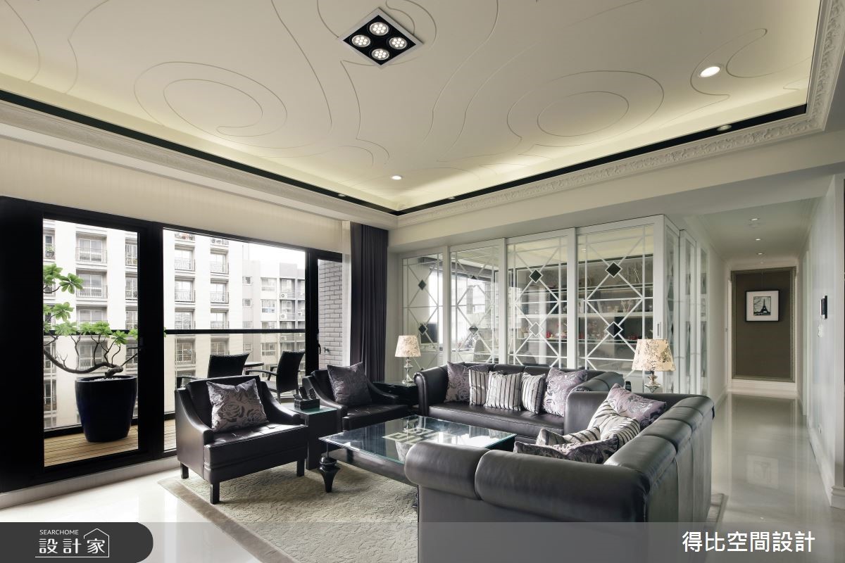 43坪新成屋(5年以下)＿新古典客廳走廊案例圖片＿得比空間設計有限公司＿得比_22之4