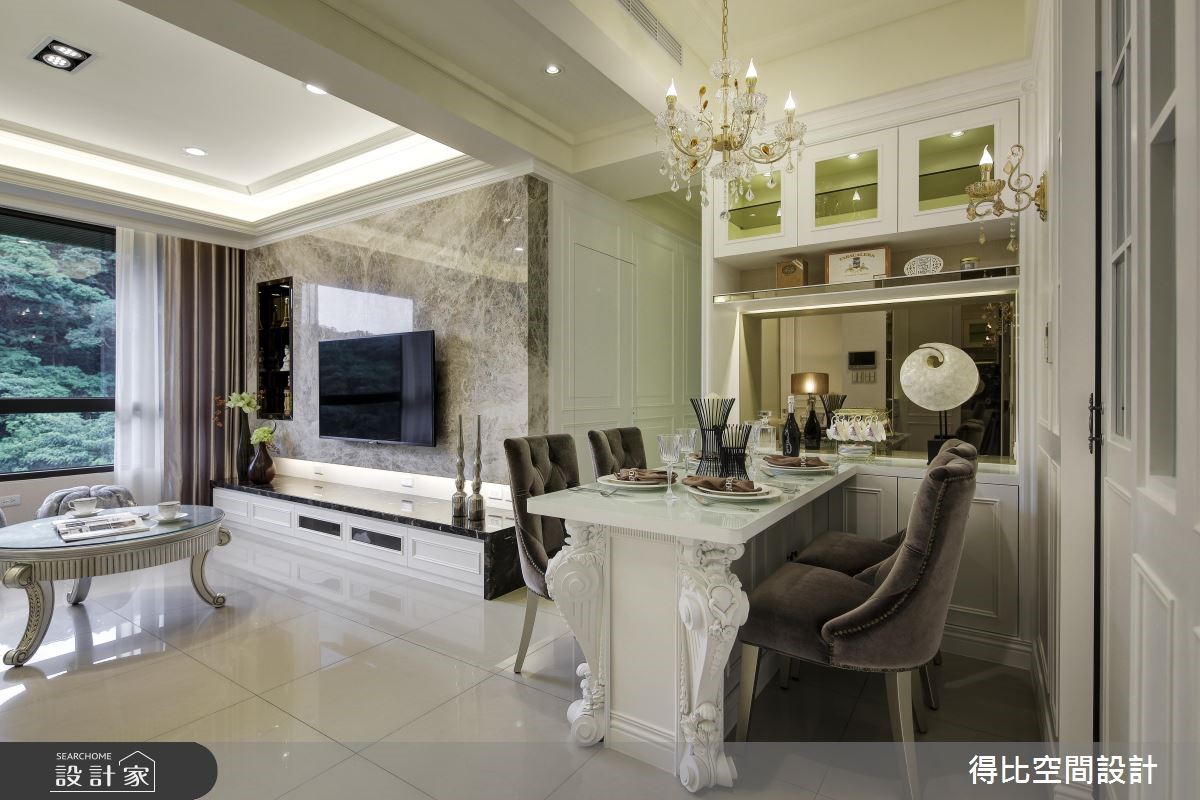 27坪新成屋(5年以下)＿新古典餐廳案例圖片＿得比空間設計有限公司＿得比_23之2