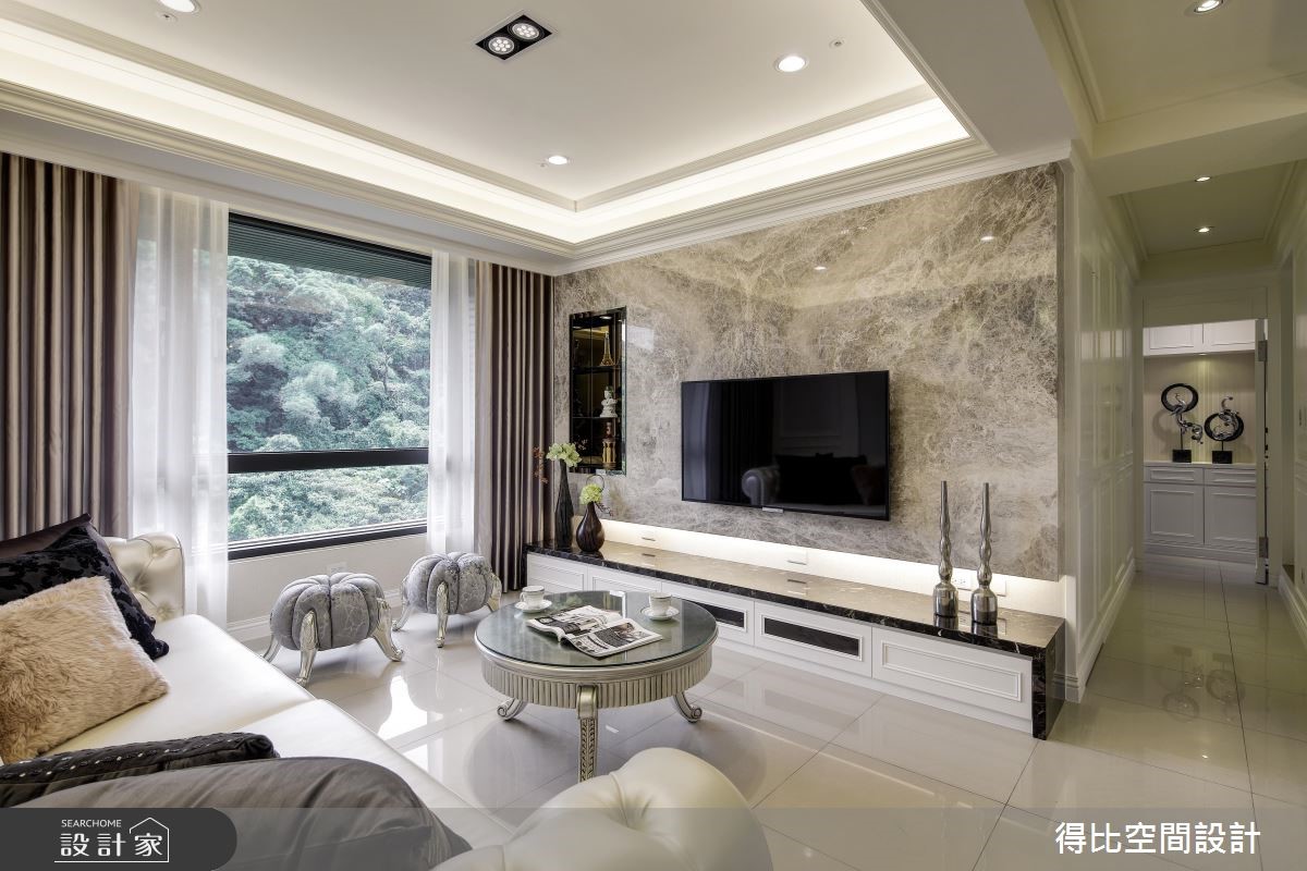 27坪新成屋(5年以下)＿新古典客廳案例圖片＿得比空間設計有限公司＿得比_23之5