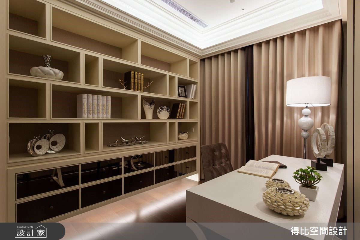 40坪新成屋(5年以下)＿新古典書房案例圖片＿得比空間設計有限公司＿得比_24之9