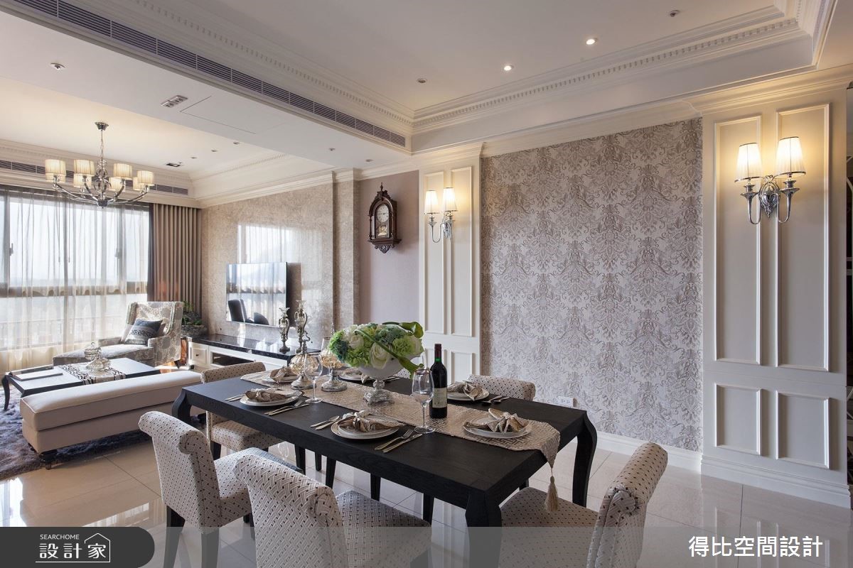40坪新成屋(5年以下)＿新古典餐廳案例圖片＿得比空間設計有限公司＿得比_24之4