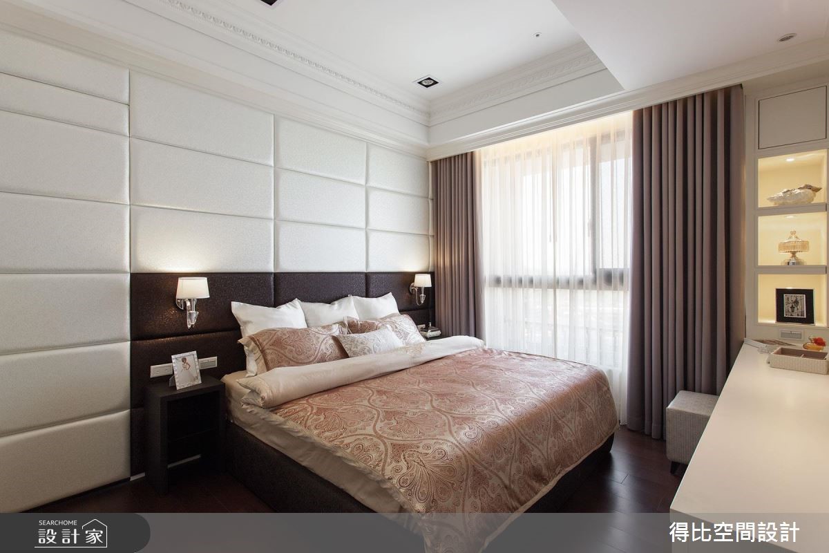 40坪新成屋(5年以下)＿新古典臥室客房案例圖片＿得比空間設計有限公司＿得比_24之10