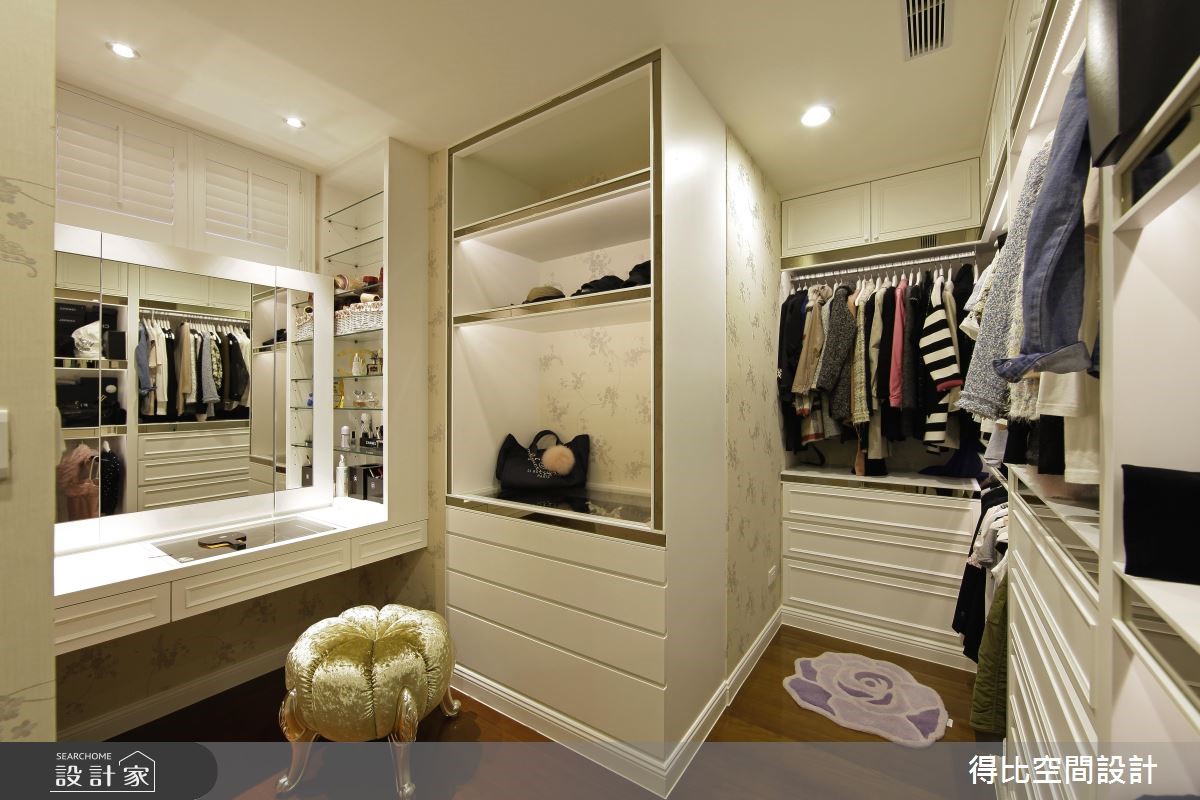 52坪新成屋(5年以下)＿新古典更衣間案例圖片＿得比空間設計有限公司＿得比_27之23