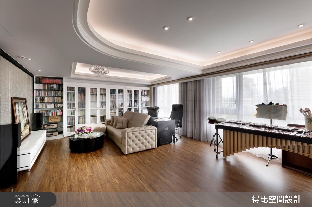 40坪新成屋(5年以下)＿美式風客廳案例圖片＿得比空間設計有限公司＿得比_28之3