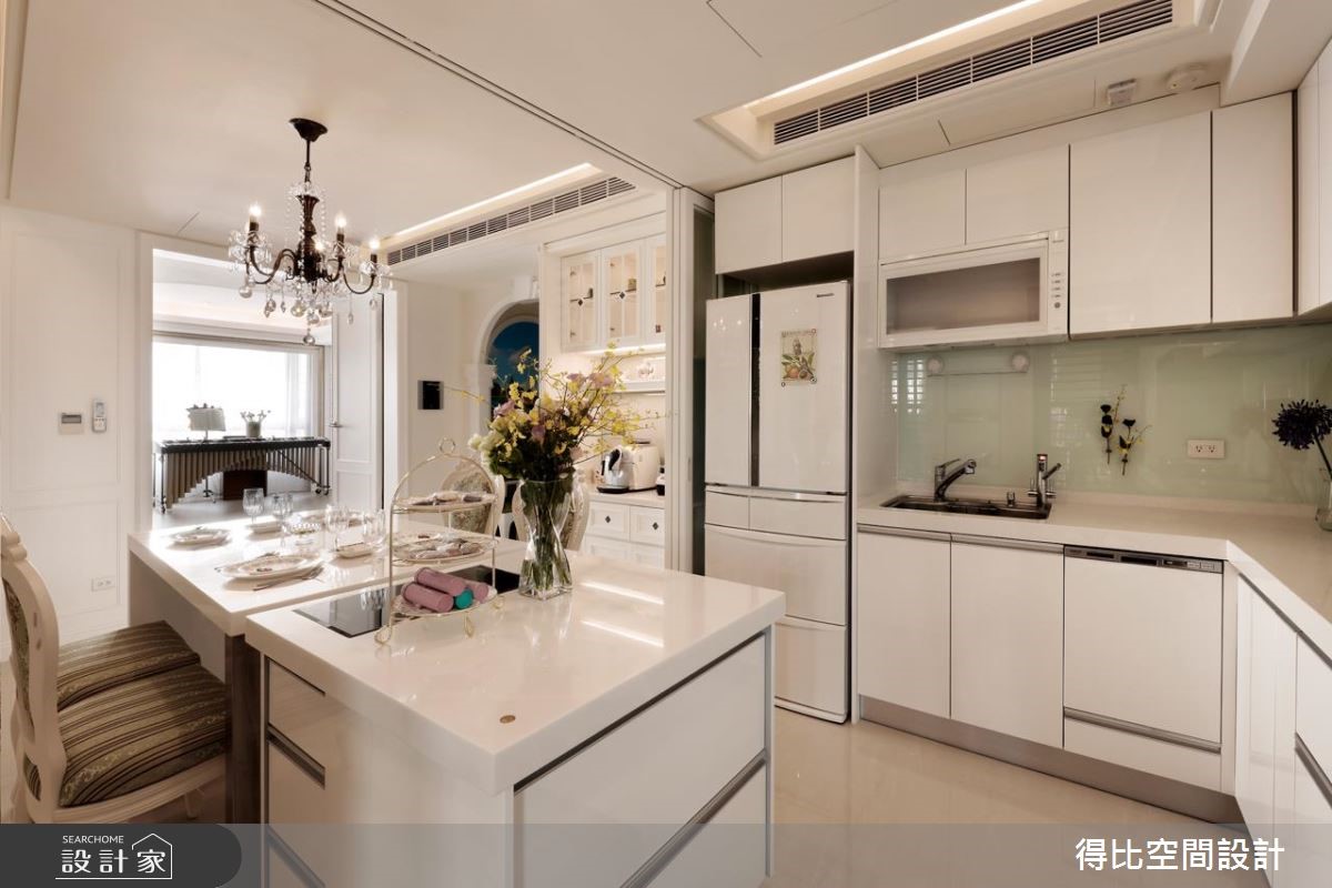 40坪新成屋(5年以下)＿美式風餐廳廚房吧檯案例圖片＿得比空間設計有限公司＿得比_28之6