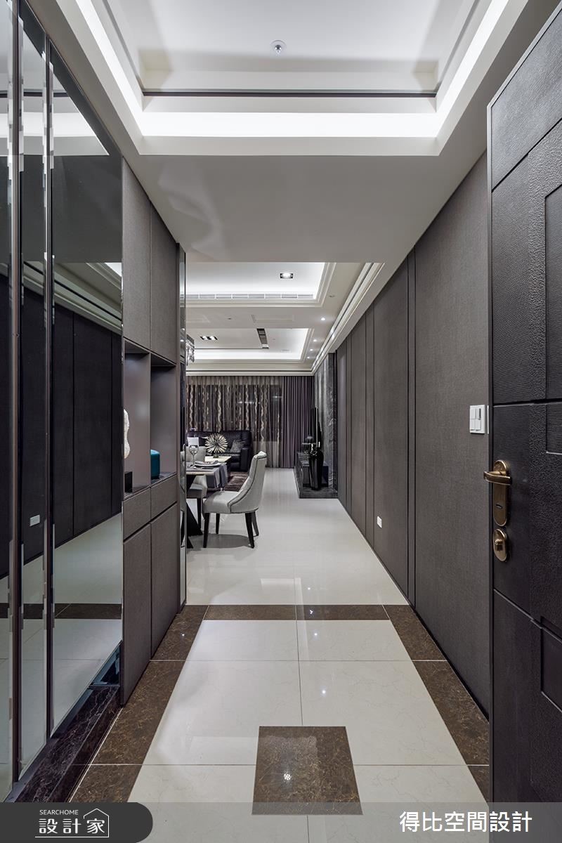 48坪新成屋(5年以下)＿奢華風玄關案例圖片＿得比空間設計有限公司＿得比_30之1