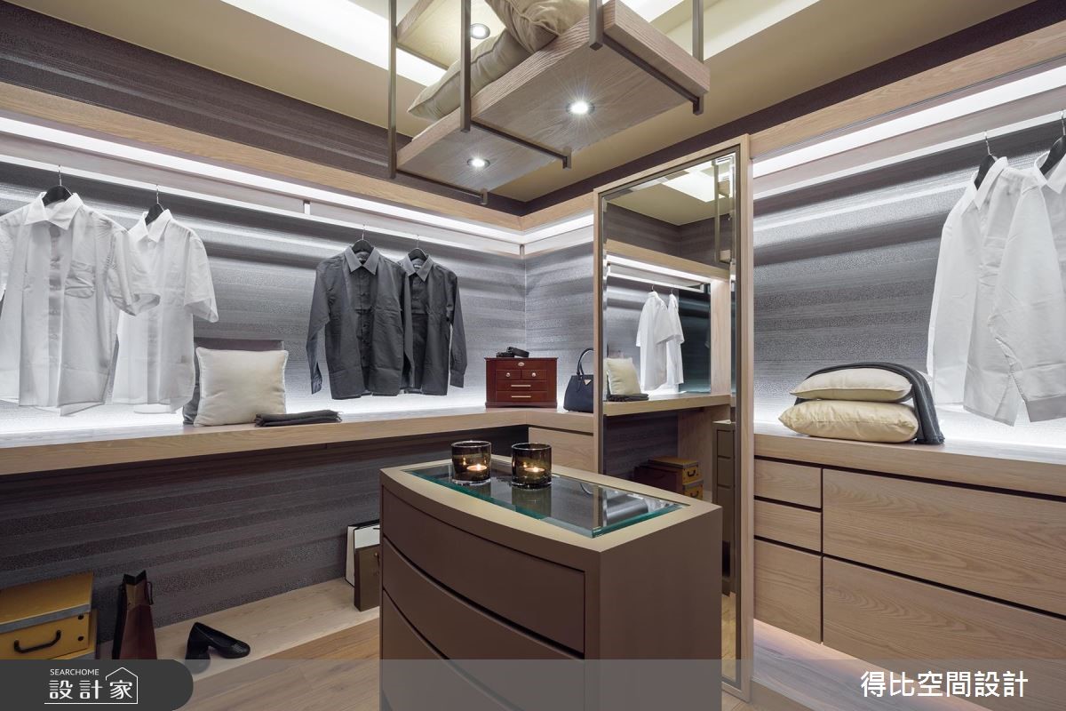 48坪新成屋(5年以下)＿奢華風更衣間案例圖片＿得比空間設計有限公司＿得比_30之18