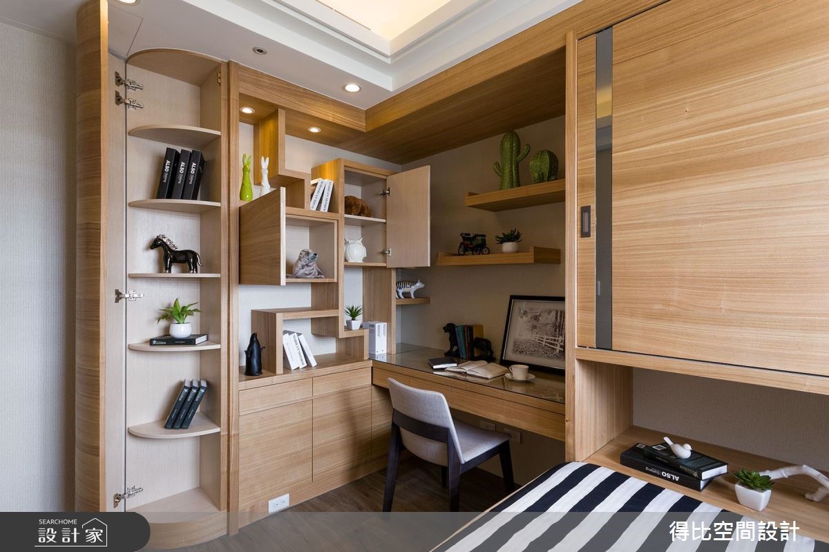 26坪新成屋(5年以下)＿休閒風臥室客房案例圖片＿得比空間設計有限公司＿得比_31之14