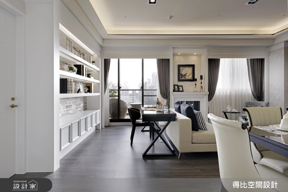 28坪新成屋(5年以下)＿新古典書房案例圖片＿得比空間設計有限公司＿得比_32之8