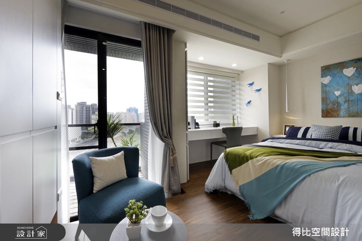 11坪新成屋(5年以下)＿現代風臥室客房案例圖片＿得比空間設計有限公司＿得比_33之7