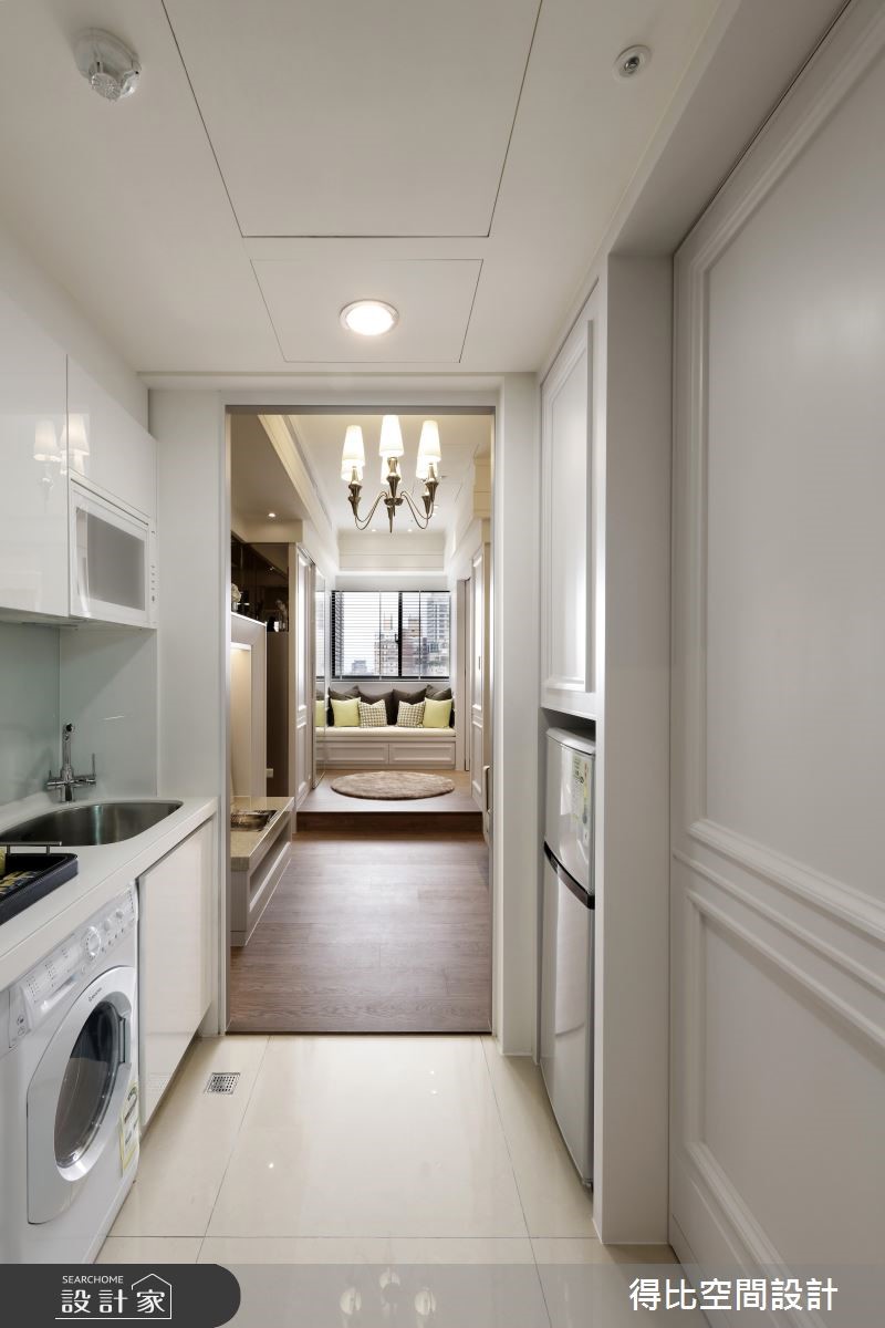 13坪新成屋(5年以下)＿美式風玄關廚房案例圖片＿得比空間設計有限公司＿得比_34之3