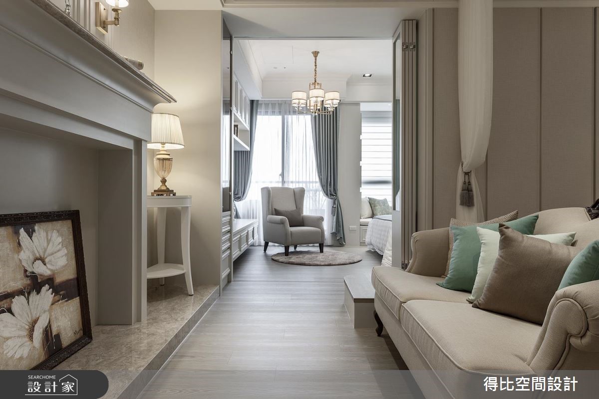 15坪新成屋(5年以下)＿美式風客廳案例圖片＿得比空間設計有限公司＿得比_36之2