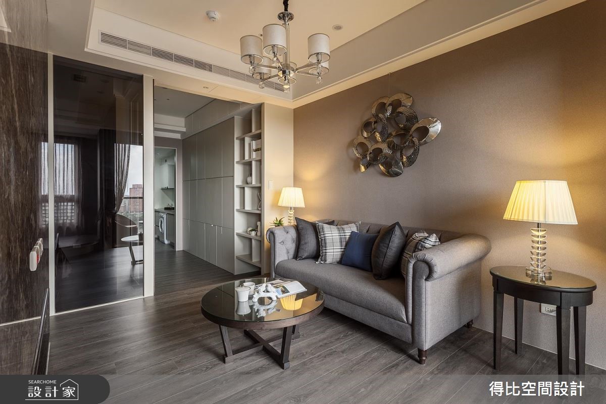 15坪新成屋(5年以下)＿現代風客廳廚房案例圖片＿得比空間設計有限公司＿得比_37之5