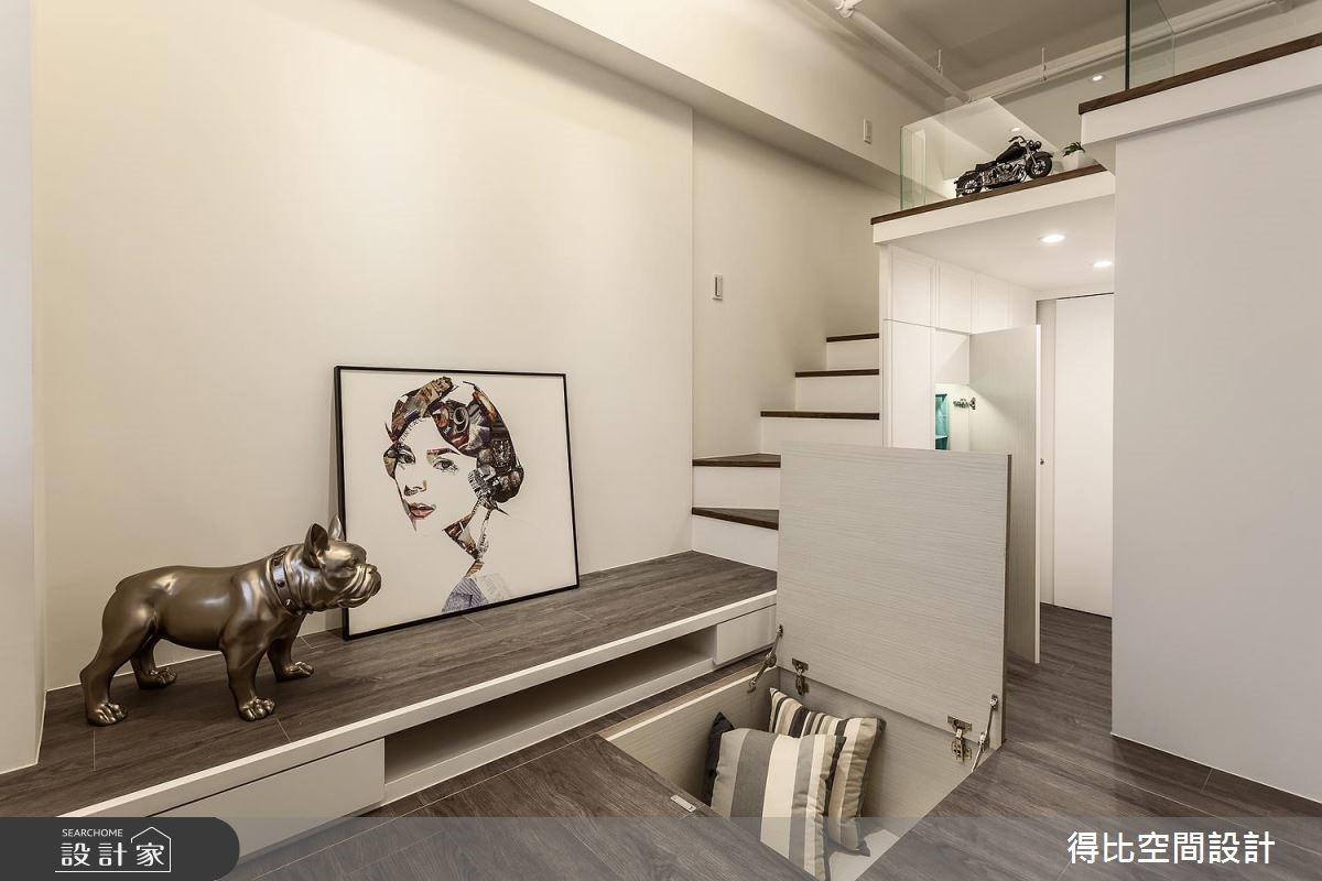 12坪新成屋(5年以下)＿北歐風樓梯案例圖片＿得比空間設計有限公司＿得比_42之11