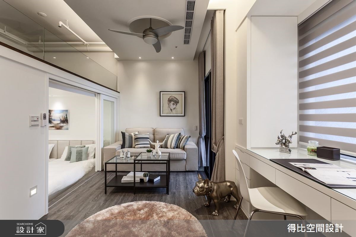 12坪新成屋(5年以下)＿北歐風客廳工作區案例圖片＿得比空間設計有限公司＿得比_42之4