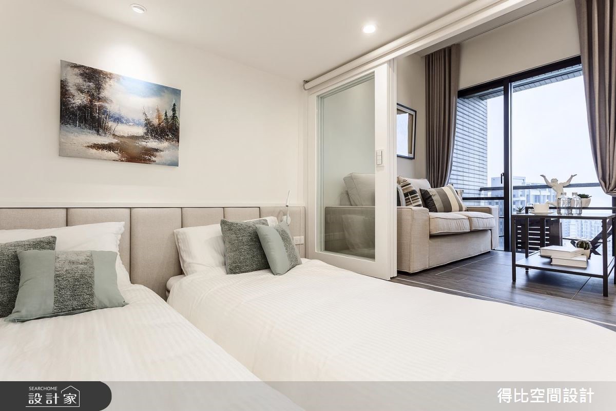 12坪新成屋(5年以下)＿北歐風客廳臥室客房案例圖片＿得比空間設計有限公司＿得比_42之6