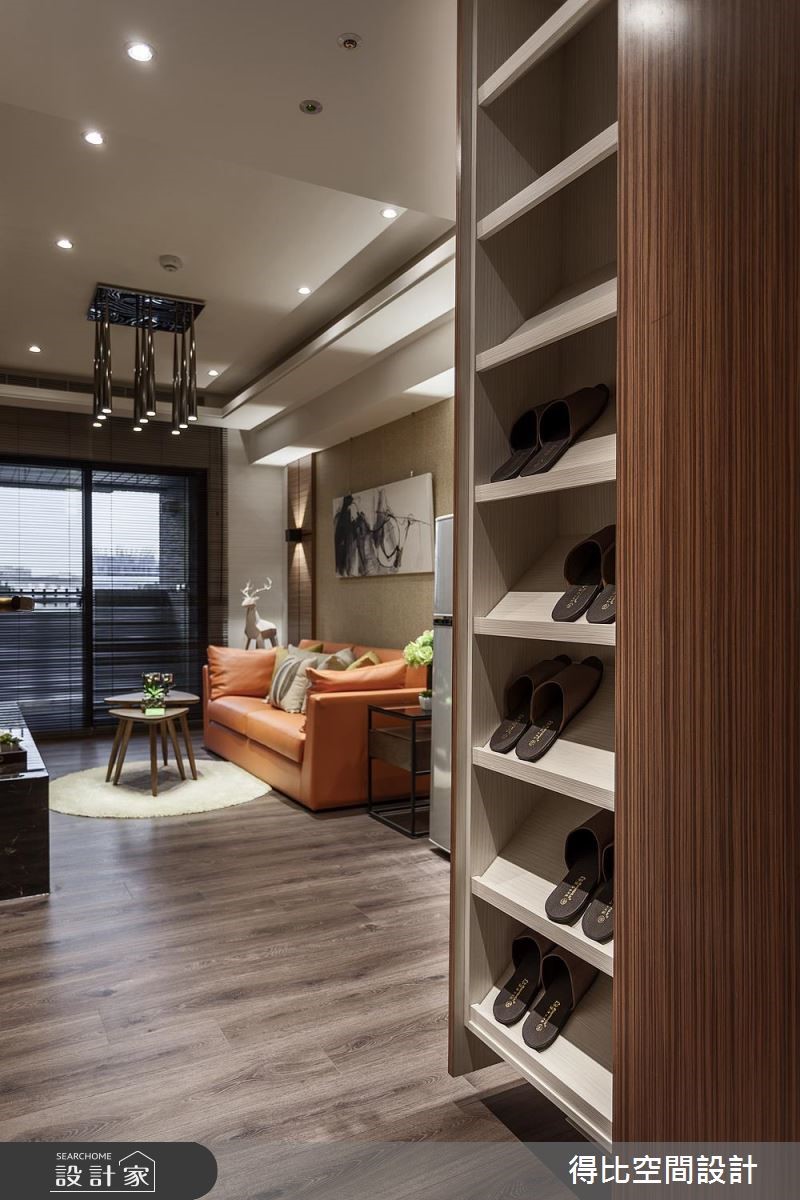 13坪新成屋(5年以下)＿休閒風玄關客廳案例圖片＿得比空間設計有限公司＿得比_46之2